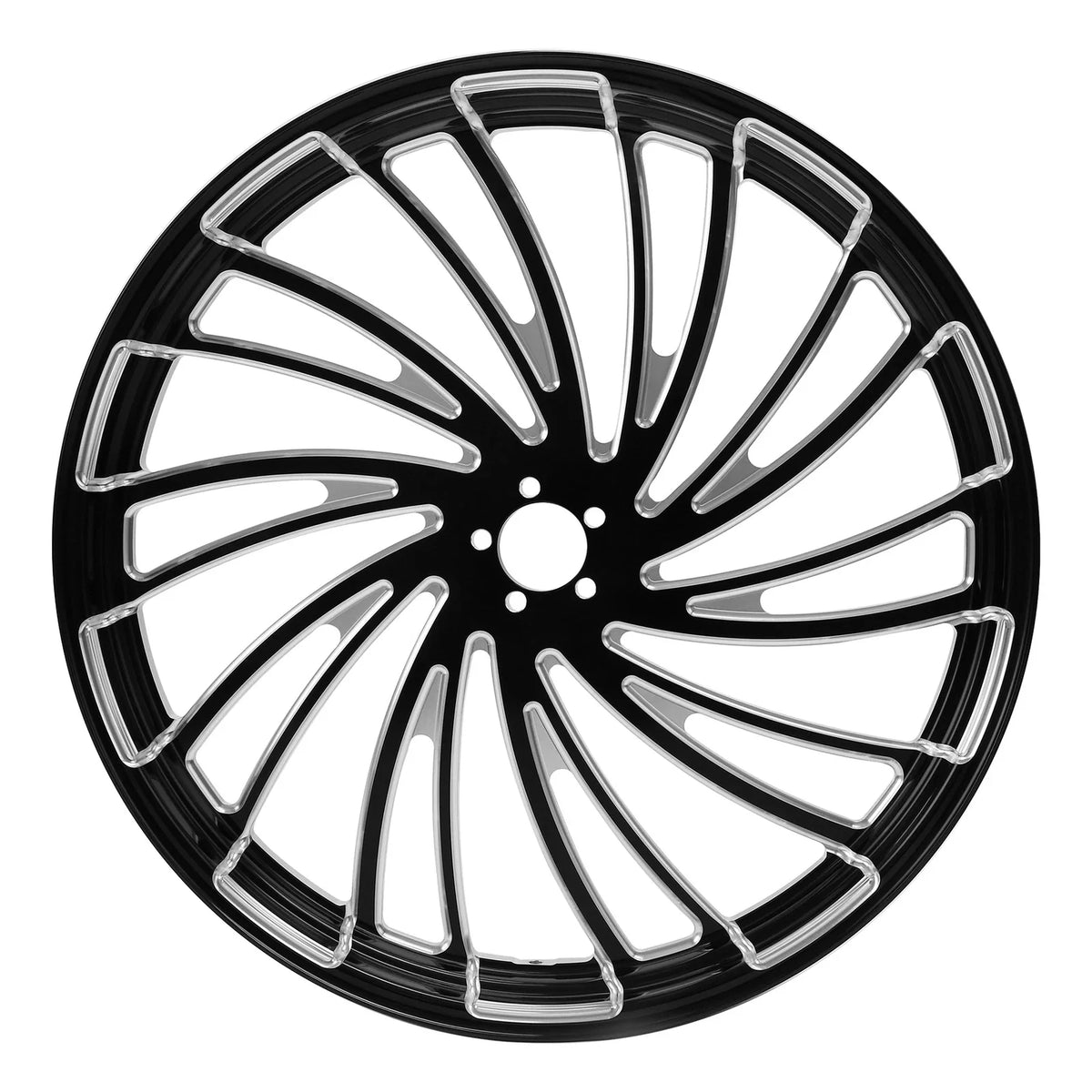 23'' Front & 18'' Rear Wheel Hub Pulley for Harley Electra Glide (2009–Present)