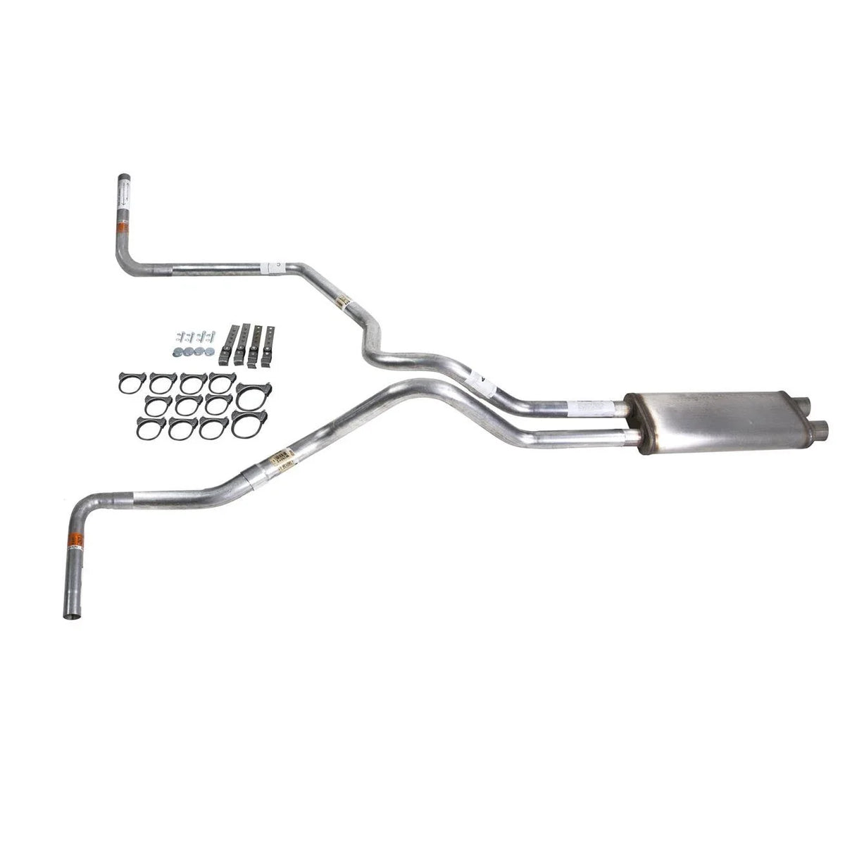Dual Exhaust Stainless Muffler Pipe for Tundra (2000–2007) Side Exit