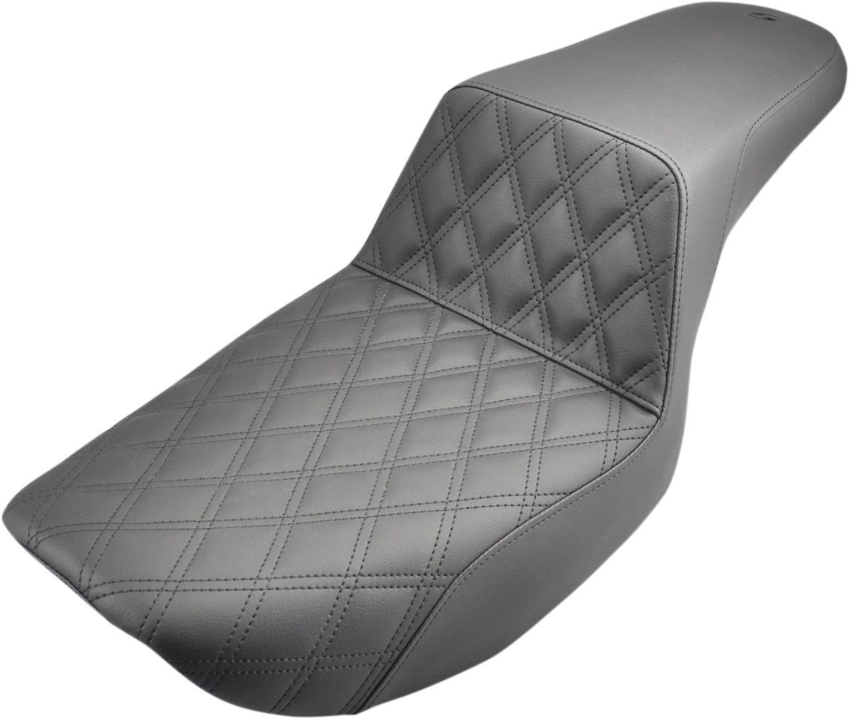 SADDLEMEN Step-Up Seat for FXR (2009–2017) - Black, Lattice Stitch