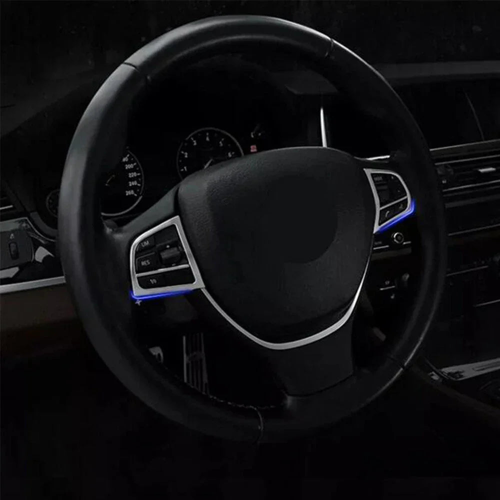 Car Steering Wheel Trim Covers for BMW 5/7 Series (2010-2017)