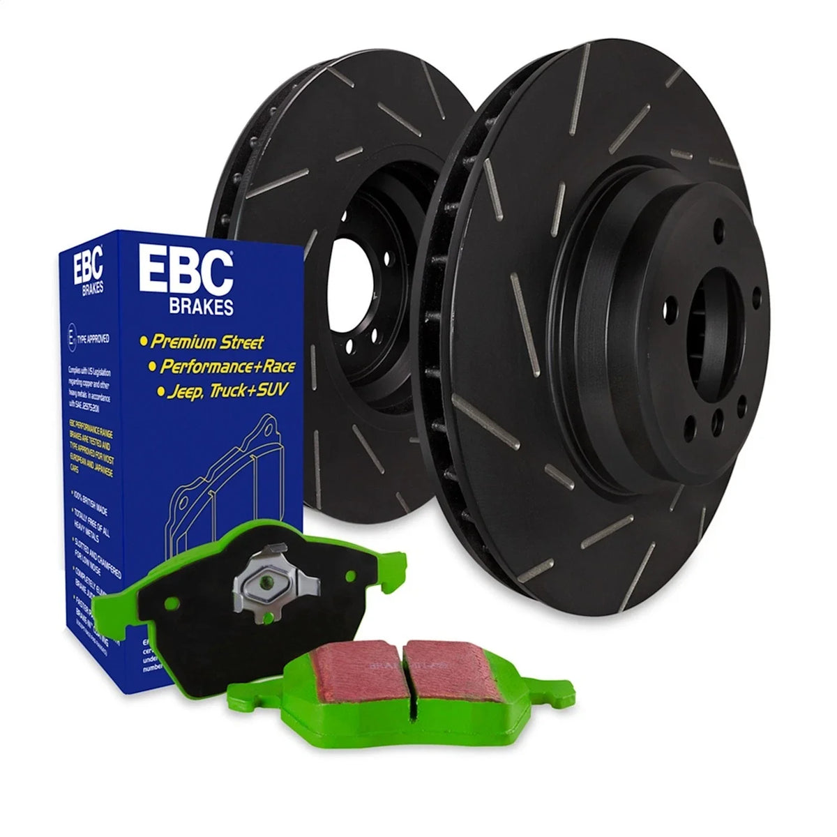 Set of 2 Brake Disc and Pad Kits for Chevy Tahoe