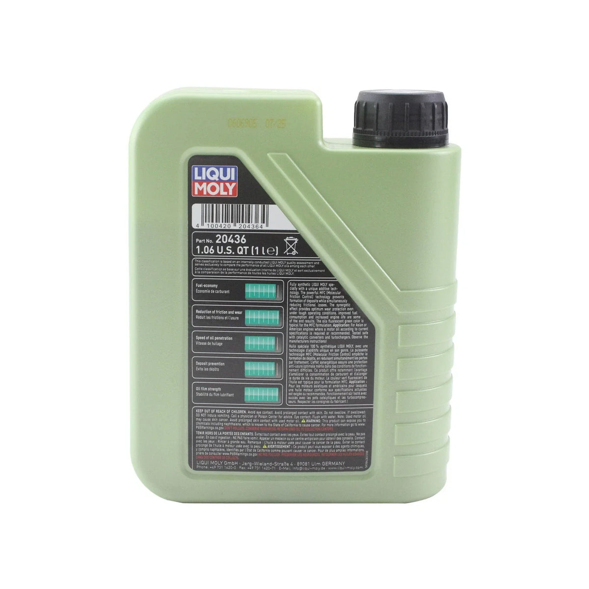 0W-20 Engine Motor Oil Set of 3 by Liqui Moly Molygen (3L)