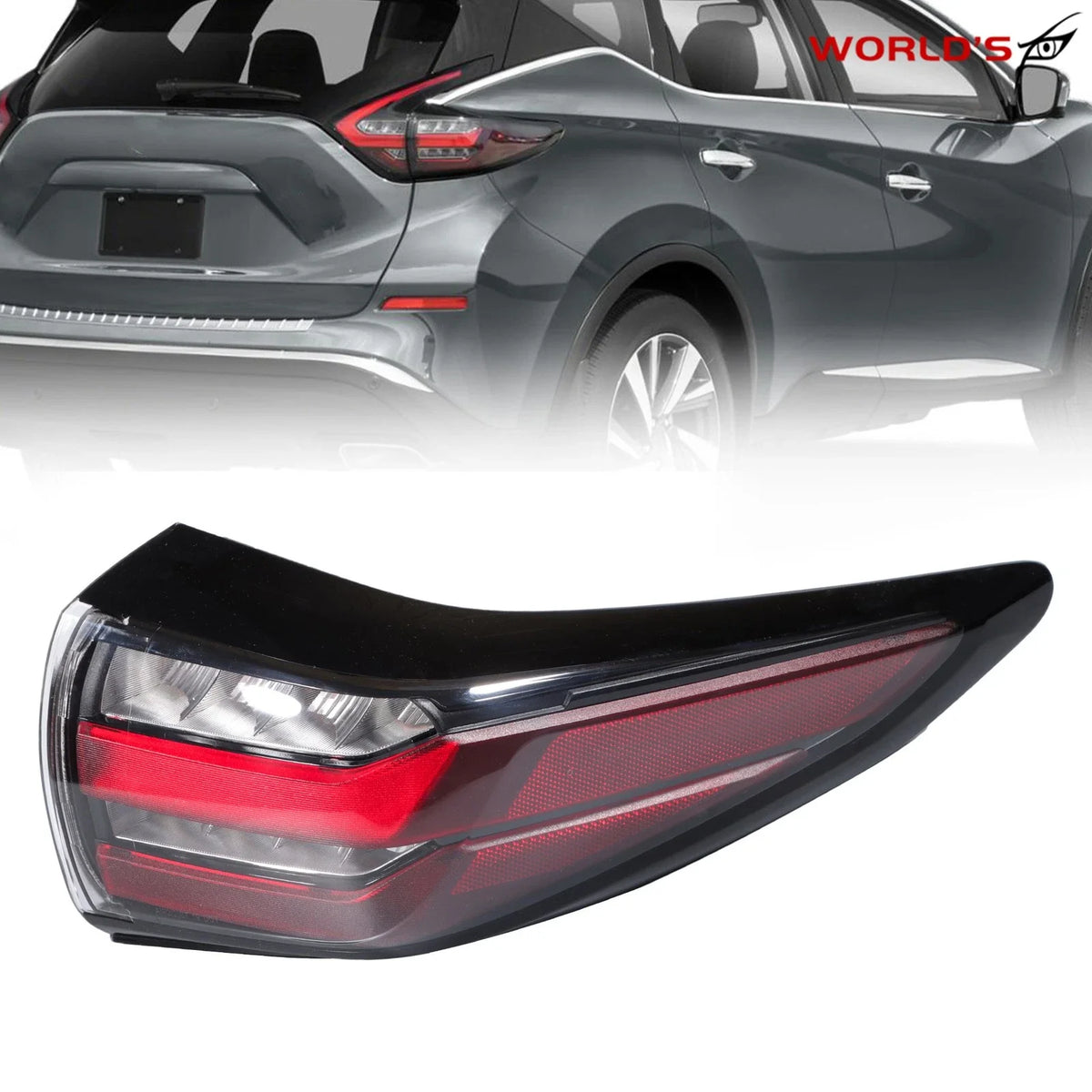 Rear Outer Tail Light Assembly for Nissan Murano (2019–2024) LED