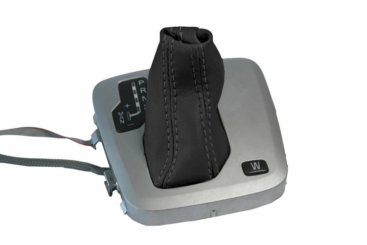 Leather Automatic Shift Boot Cover for Volvo XC90 (2003–2014) Black