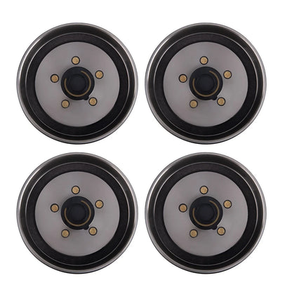 3500 lb Axle Electric Brake Drum Kit (5 On 4.5") - 4Pcs Set