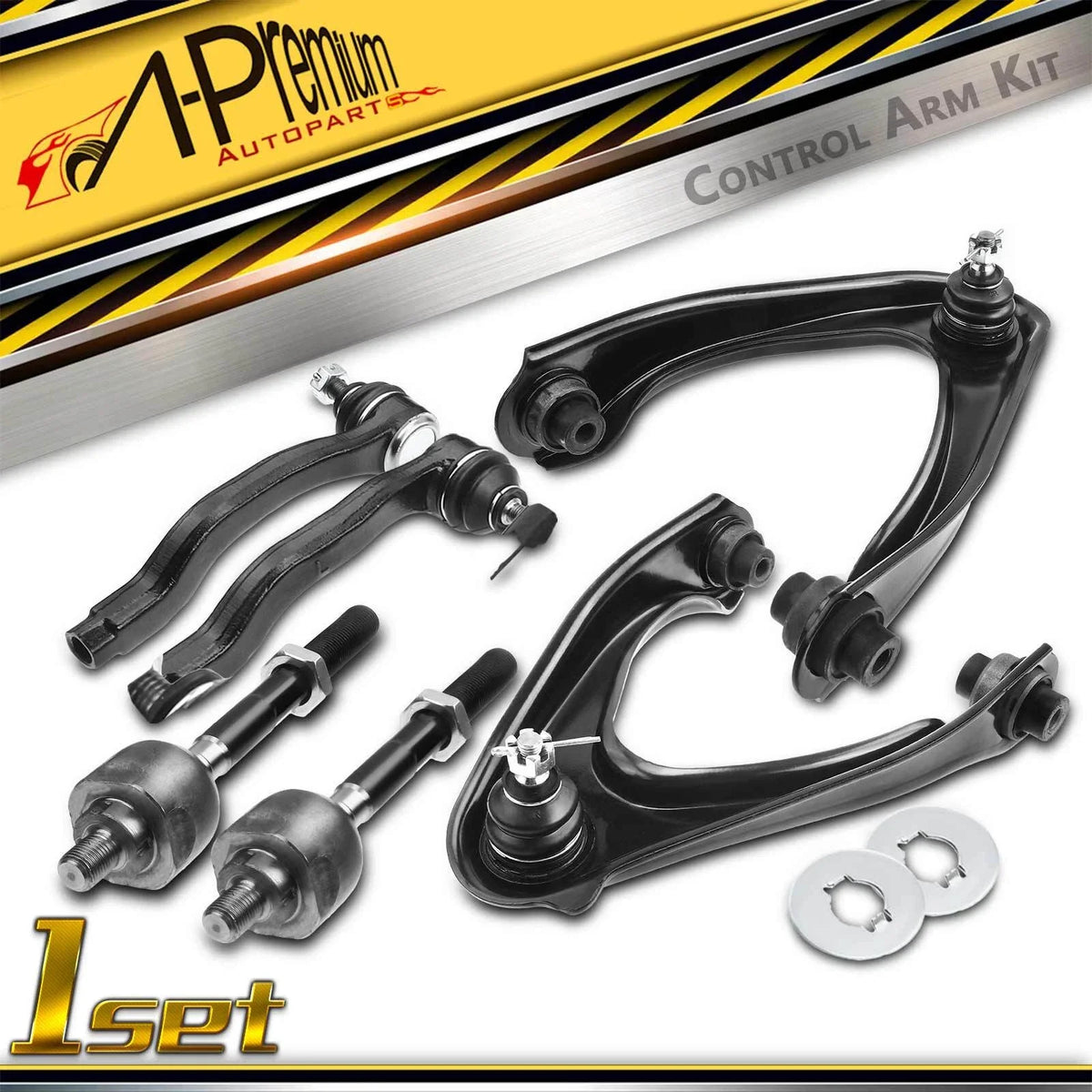 6X Front Upper Control Arm Tie Rod End for Honda Civic (1996–2000)
