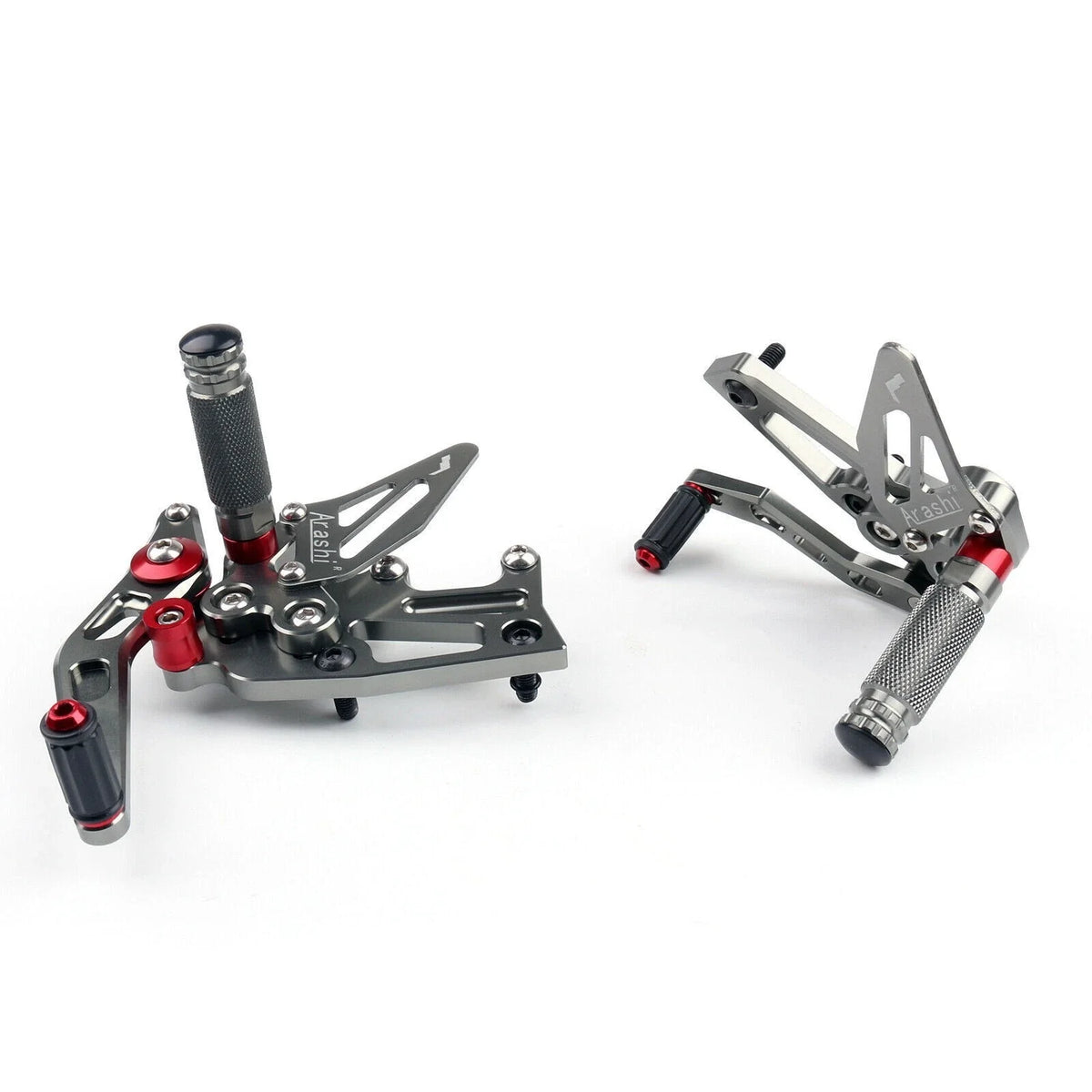 Rearsets Footpeg CNC Adjustable Gray for Triumph Speed Triple 1050 (2011-2015)