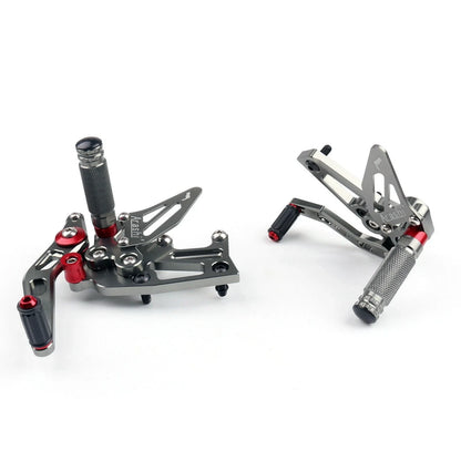 Rearsets Footpeg CNC Adjustable Gray for Triumph Speed Triple 1050 (2011-2015)