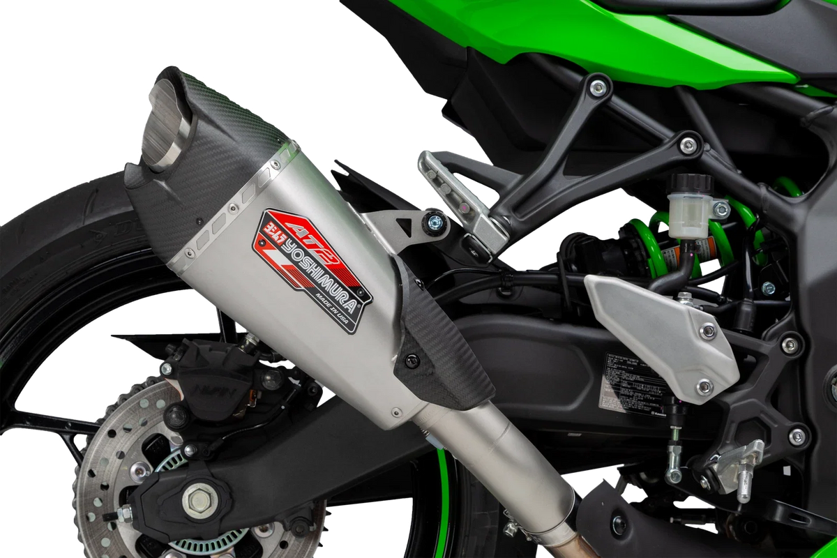 Exhaust Street AT2 SS CF for Kawasaki