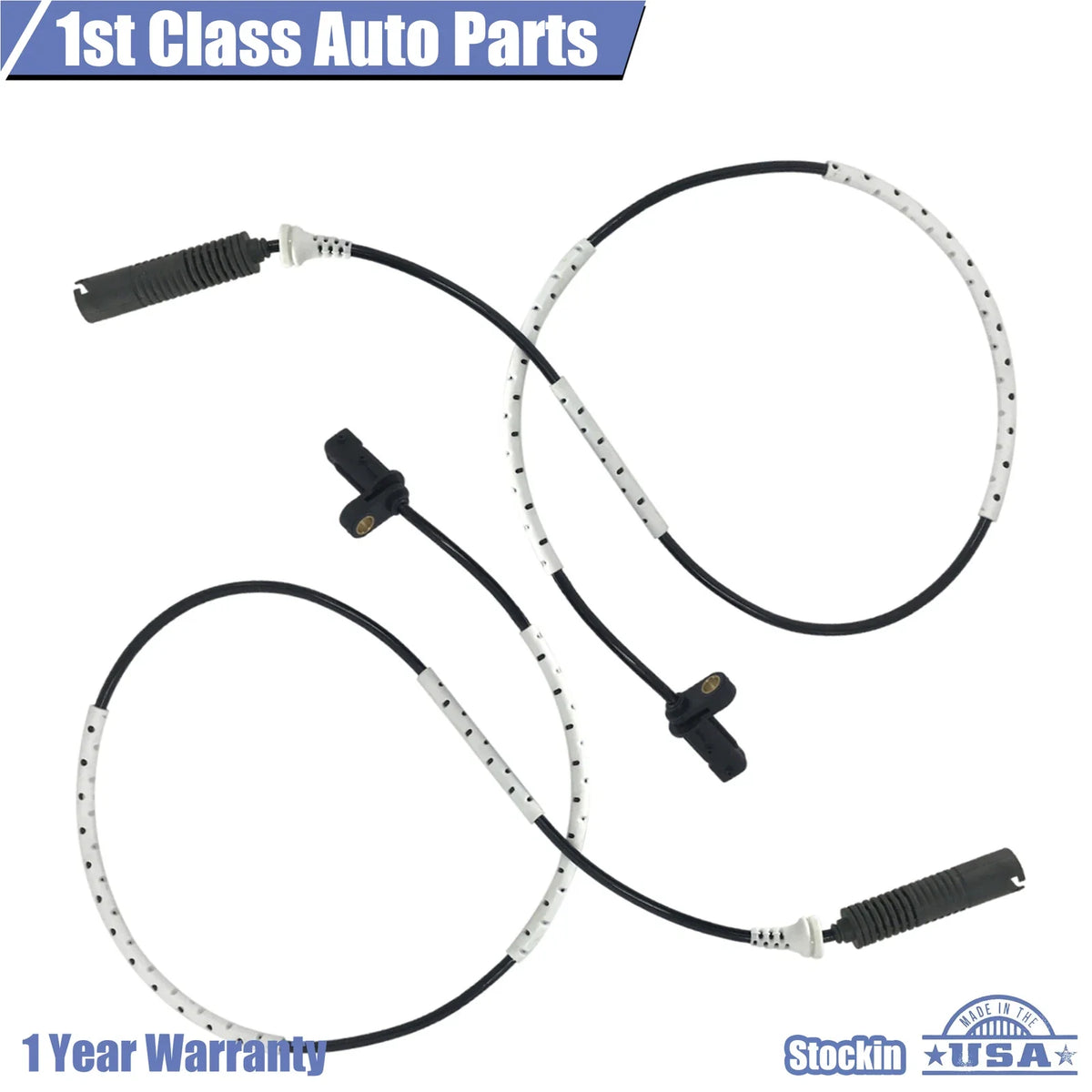 2X ABS Wheel Speed Sensor for BMW 128i 323i 325i (2007–2011)