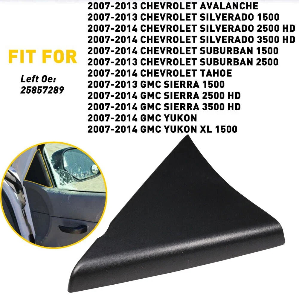 Driver Side Front Door Upper Trim for GMC Sierra/Chevrolet Silverado 2014-2019