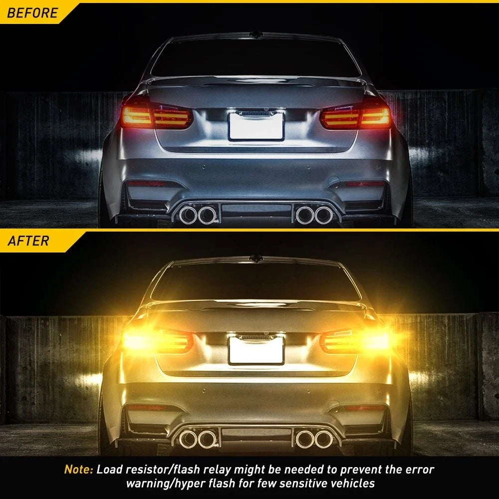 Amber 3157 LED Turn Signal Lights for Chevrolet Silverado 1500 (1999-2013) - 2X