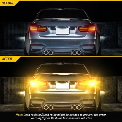 Amber 3157 LED Turn Signal Lights for Chevrolet Silverado 1500 (1999-2013) - 2X