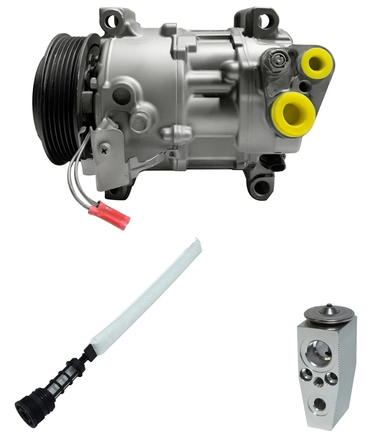 AC Compressor Kit Replacement for GMC Sierra 2500 HD 6.6L (2019–2019)