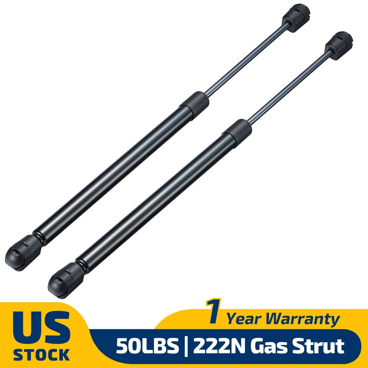 Gas Strut for Truck Bed Cover/Cabinet Lid/Door (15", 50Lb)
