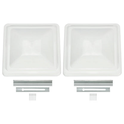 2 Pack of 14" x 14" Roof Vent Covers for RVs and Campers