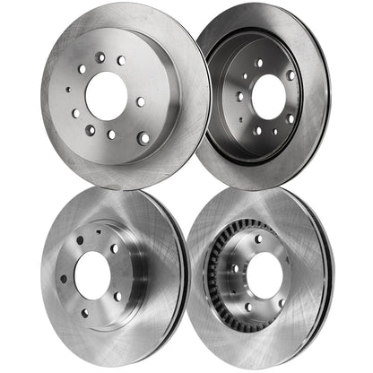 Front and Rear Disc Brake Rotors for Mazda MPV (2004–2006)