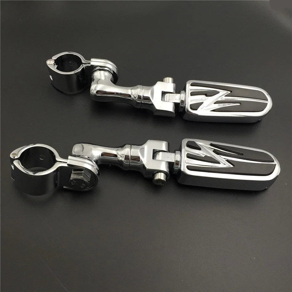 Adjustable FootPeg for Triumph Rocket/Suzuki (1-1/2" Chrome)
