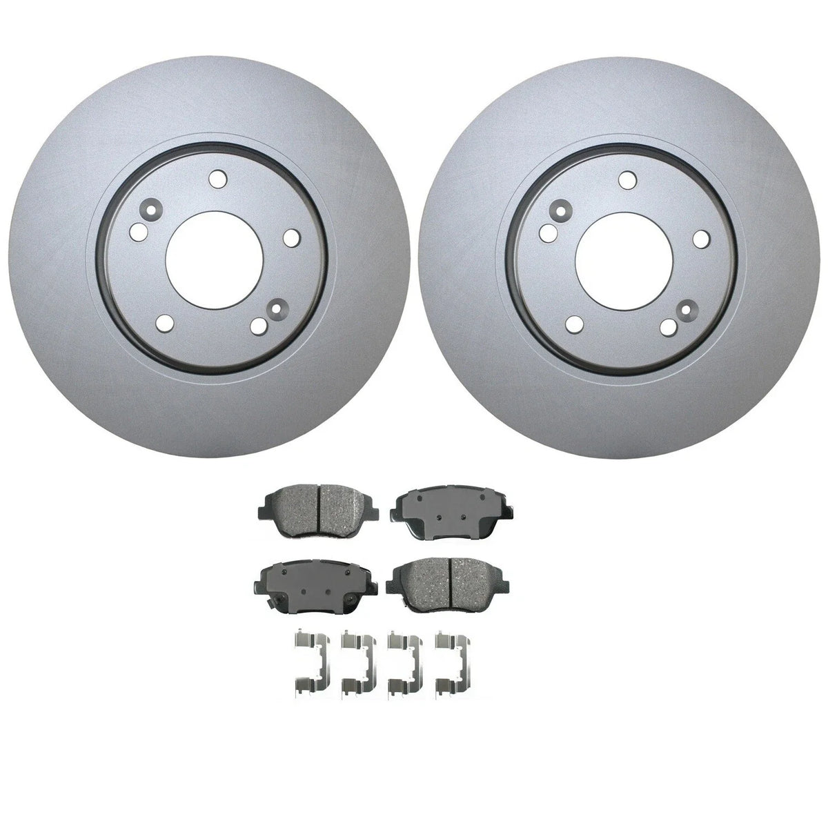 Ceramic Brake Pads & 300mm Disc Rotors Front Kit for 2011-2019 Sonata Optima