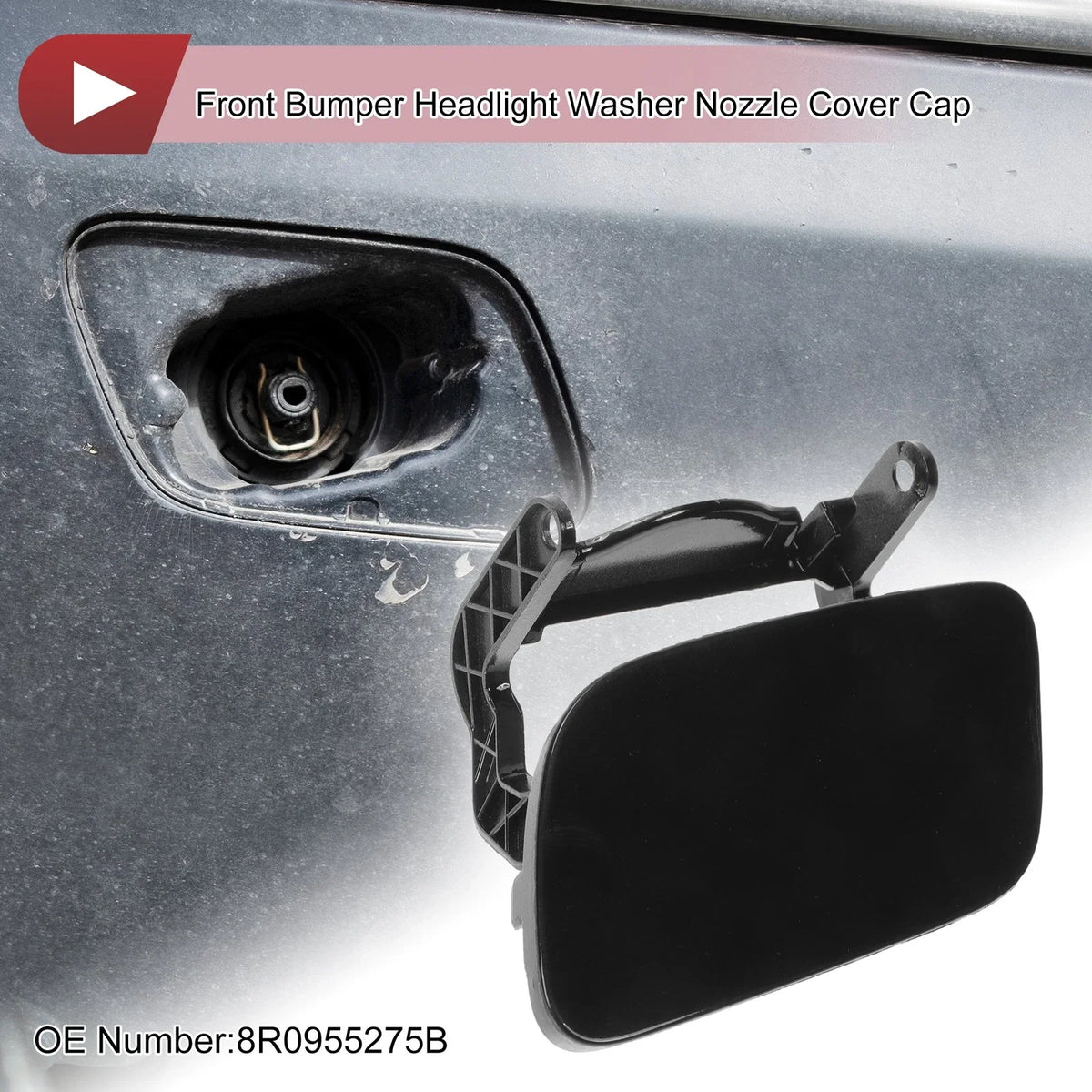 Front Left Washer Nozzle Cover Cap No. 8R0955275B for Audi Q5 (2013–2017)