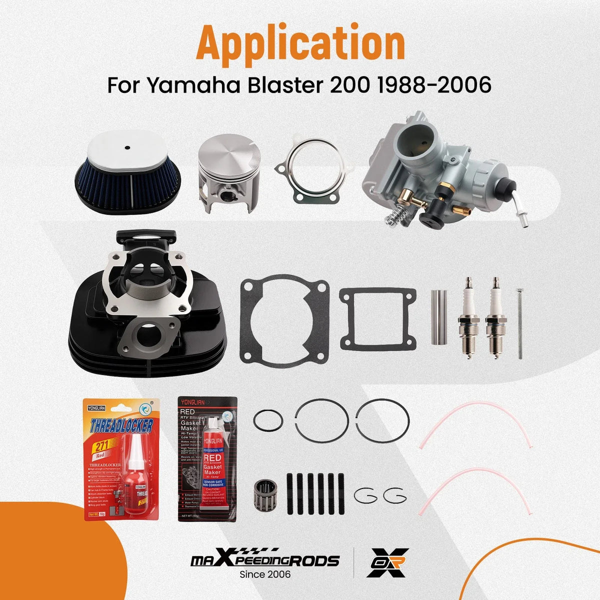 Cylinder Kit with Piston for Yamaha Blaster 200 (1988-2006)