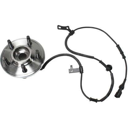 Front Wheel Hubs with Bearing & Sensor for Ford Explorer 2006 to 2010
