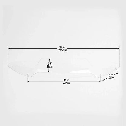 4.5" Windshield Clear Flare for Harley Road Glide Touring (2015–2023)