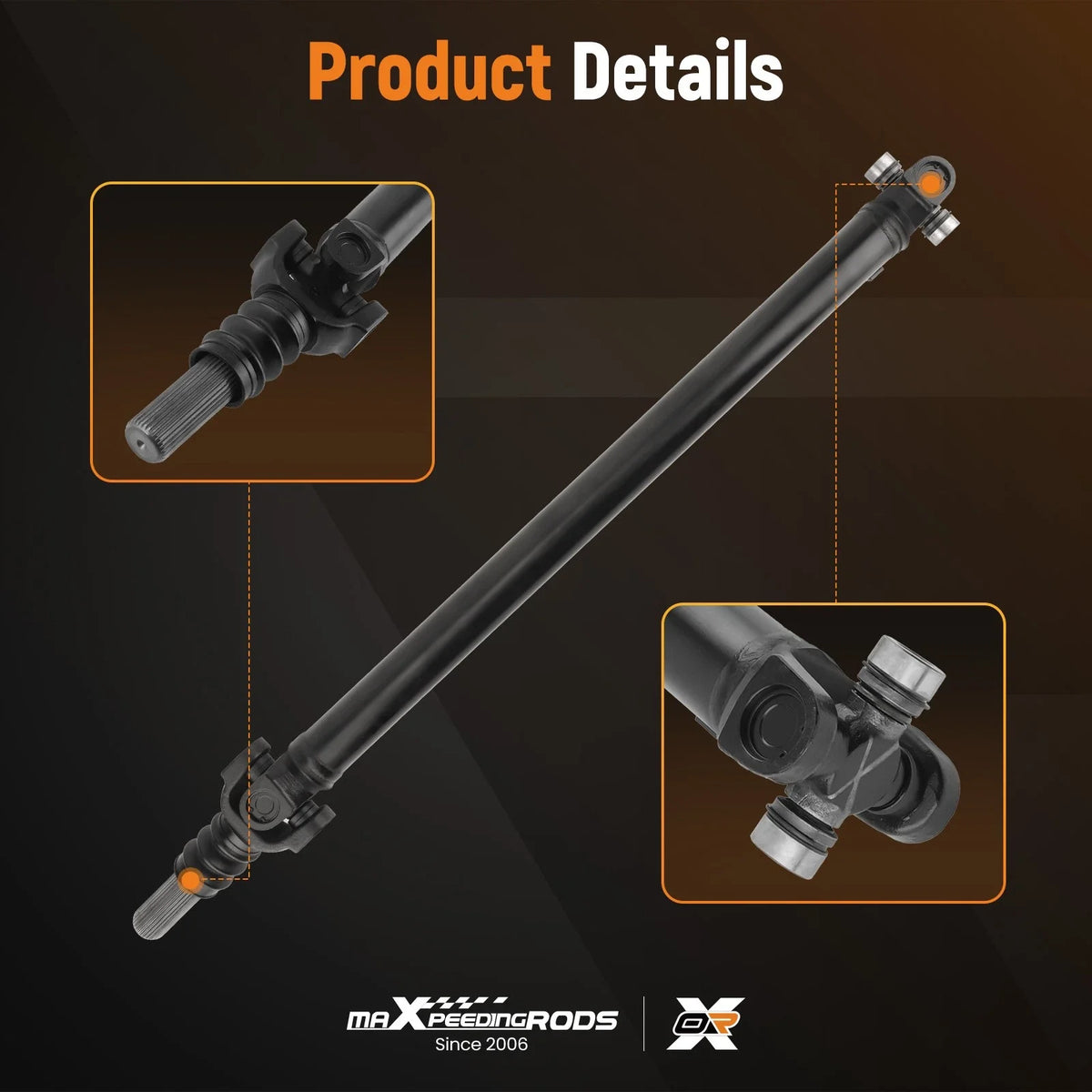 Front Driveshaft Prop Shaft for Chevy Silverado GMC Sierra 1500 Yukon 4WD (1999–2007)