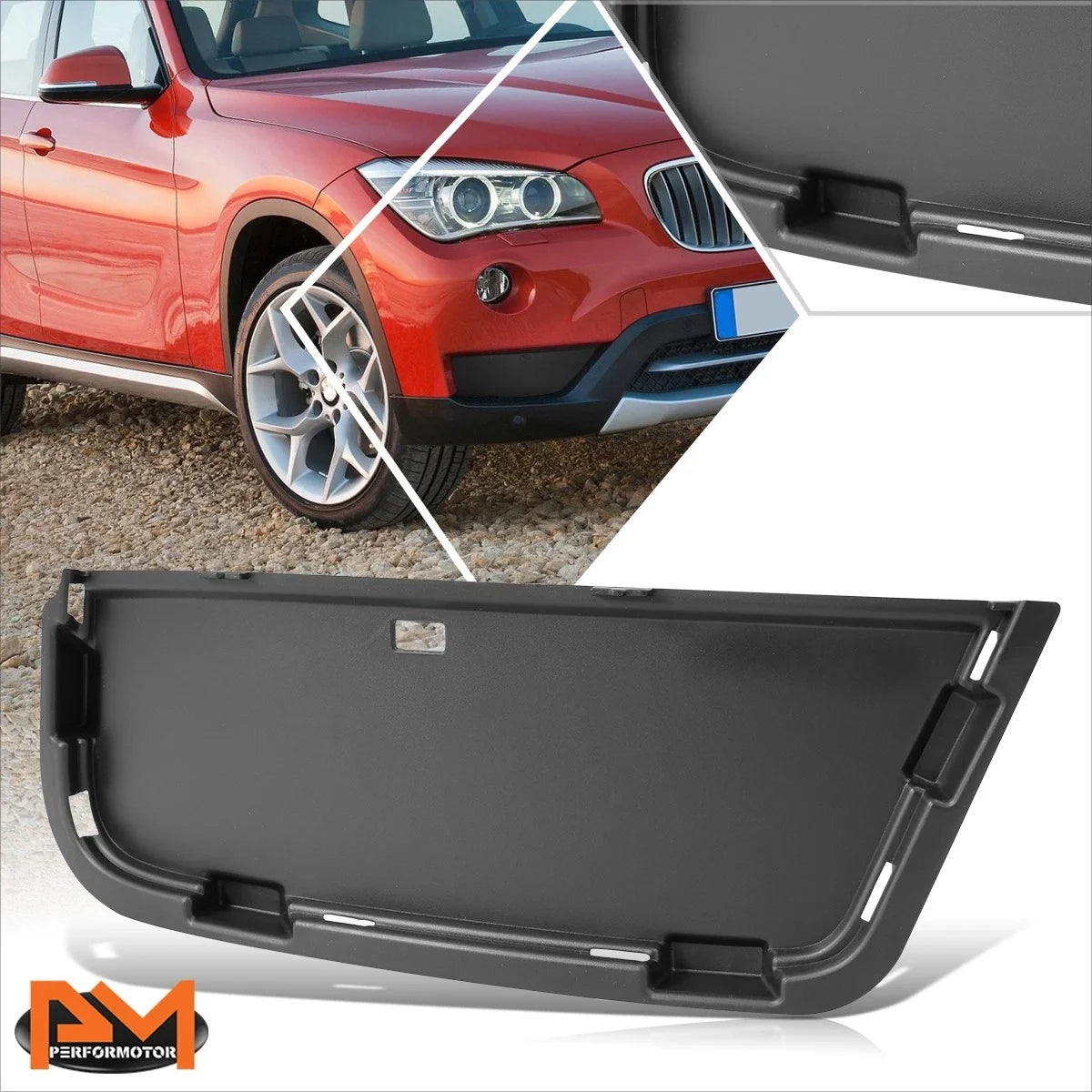 Right Inner Black Fog Light Lamp Cover for BMW X1 (2013-2015)