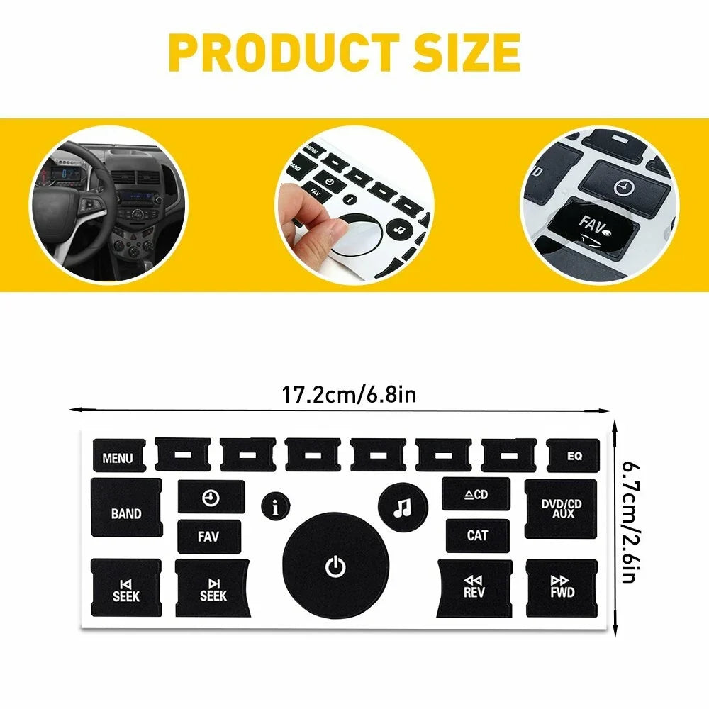 Repair Kit for AC Dash Button in GMC Trucks/SUVs 2000-2023