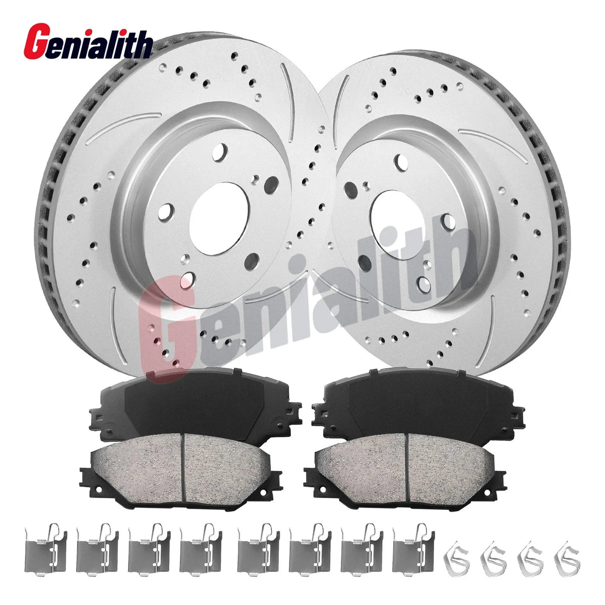 Front Brake Pads & Rotors Set for Toyota RAV4/Matrix (2001-2012)