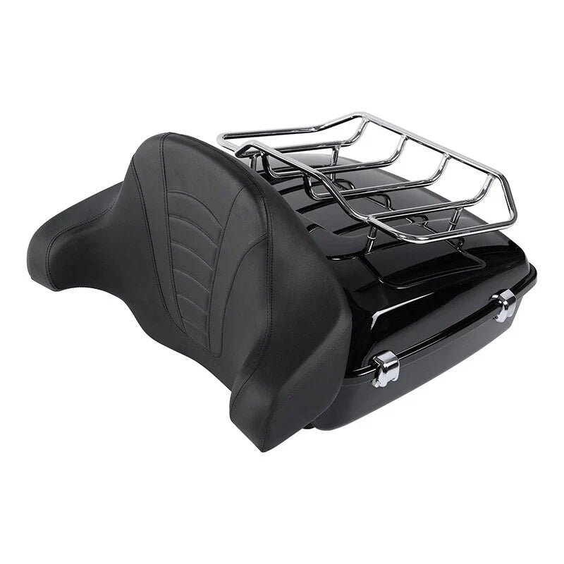 Chopped Trunk Backrest Rack Mount for Touring Harley 2009-2013