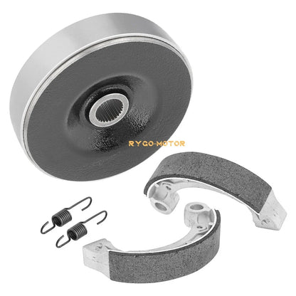 Rear Brake Shoe & Drum Hub for Yamaha Grizzly 350 06-14