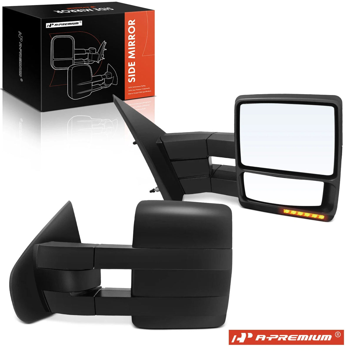 Pair Power Adjust Towing Mirrors for Ford F-150 (2009–2014)