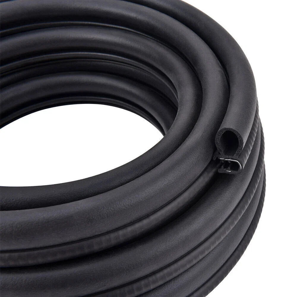 Car Door Rubber Edge Trim Seal Strip for Boat RV Truck (20 ft)