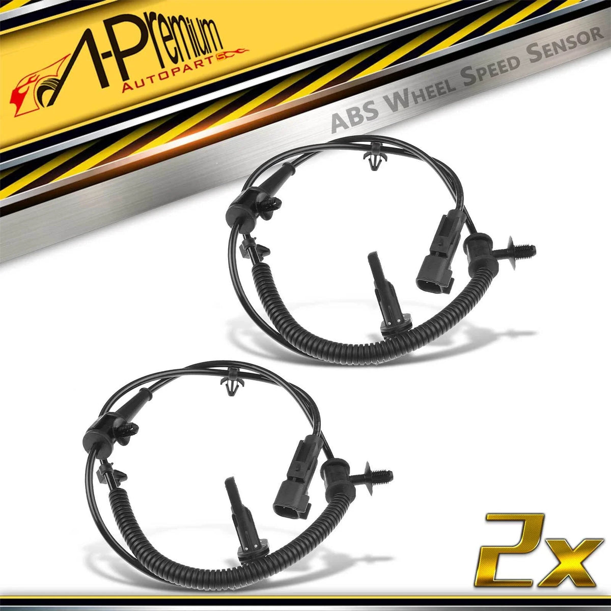 2X Rear ABS Wheel Speed Sensors for Buick LaCrosse (2010–2011)