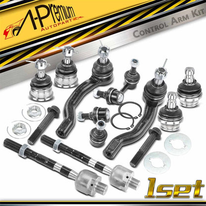 10x Front Ball Joints & Tie Rods for Nissan Pathfinder (2005–2012)