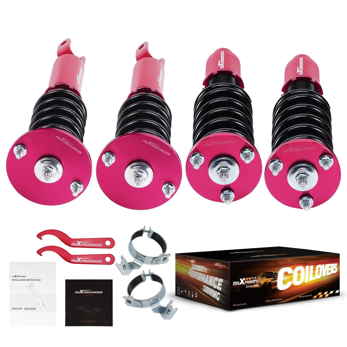 Lowering Coilovers Kit for Honda Accord 1990-1997 with Adjustable Shocks