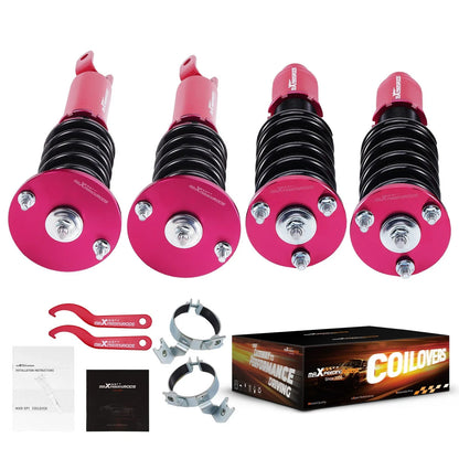 Lowering Coilovers Kit for Honda Accord 1990-1997 with Adjustable Shocks