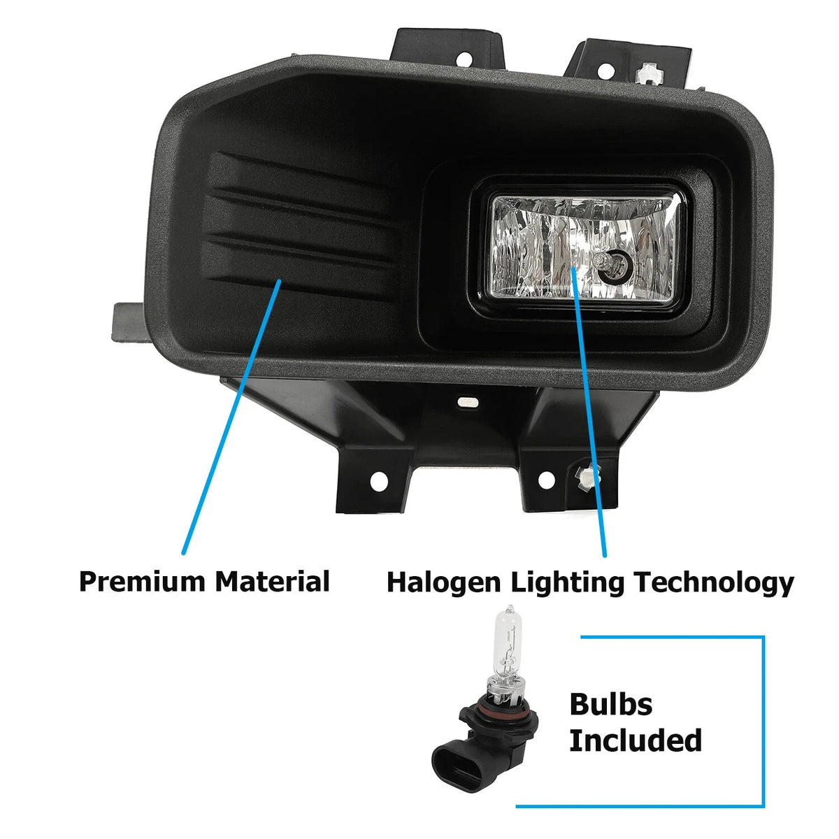 Halogen Fog Light for Driver Side on Ford F150 2018-2020