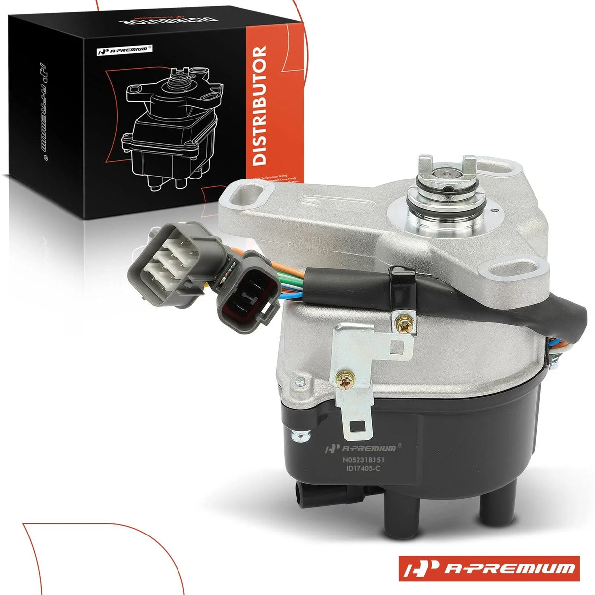 Ignition Distributor with Cap & Rotor for Honda Prelude (1992–1994)