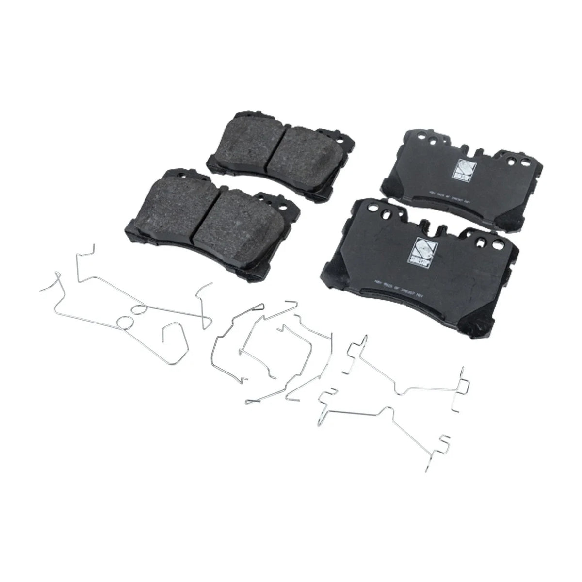 NAO Brake Pads Set of 4 for Lexus LS460, LS500 (2007–2021)