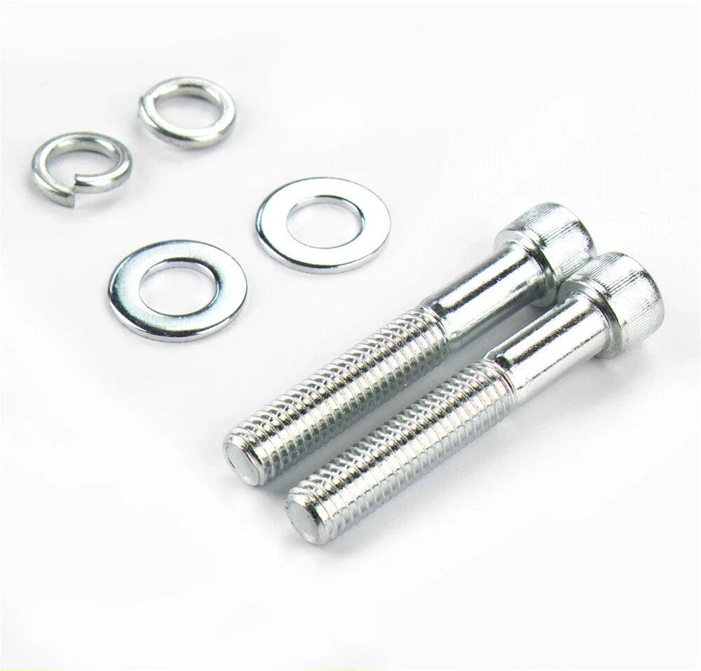 8" Rise Handlebar Risers - Aluminum for Harley Bikes