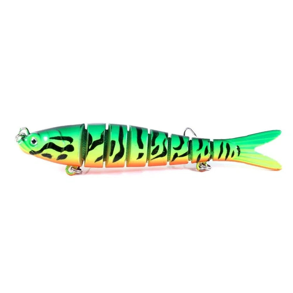 8 Section Multi Jointed Hard Plastic Sinking Lure for Freshwater Use