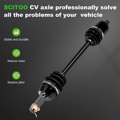 CV Axle Shaft Pair for Polaris RZR 570 (2012-2016)