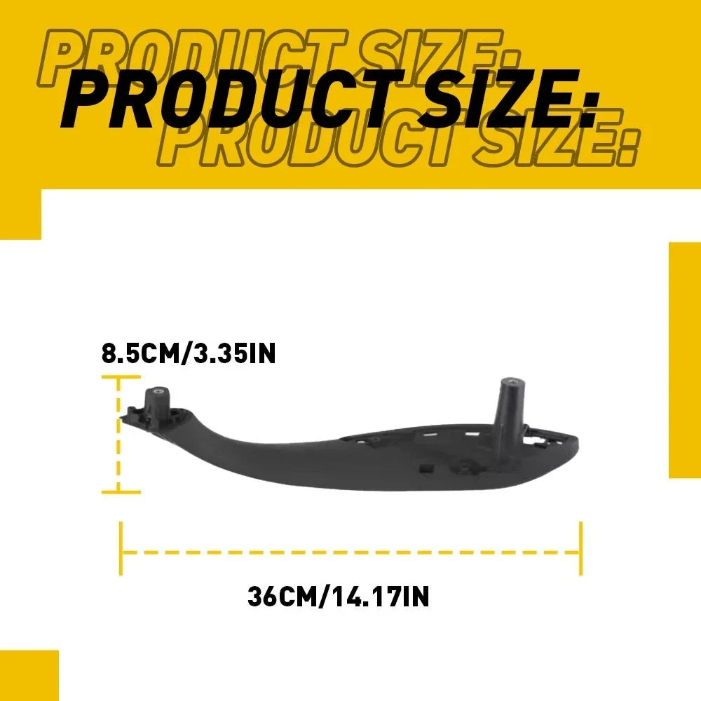 Door Handle Interior Pull Cover Black for BMW 3 4 Series M3 M4 (2013–2018)