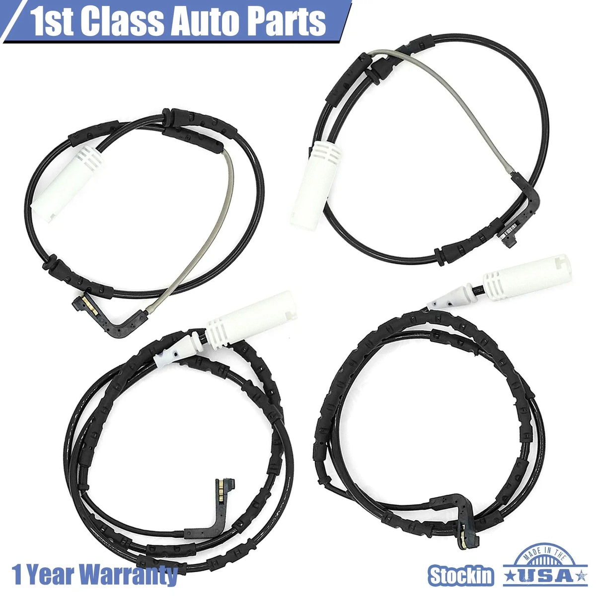Front & Rear Brake Pad Wear Sensor for BMW E82 E87 E88 E91 E92 E93