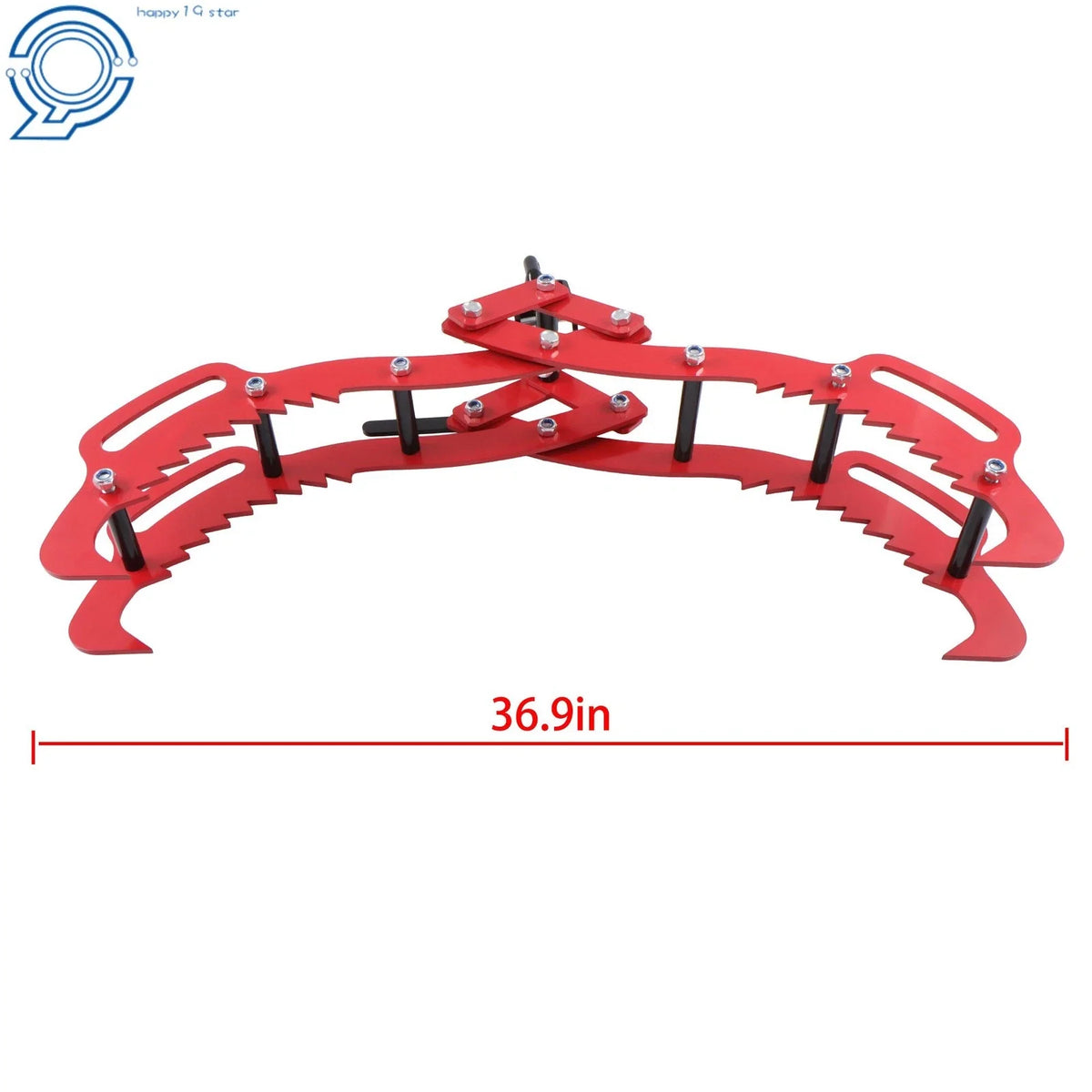 4 Claw Grapple Hook Log Lifting Tongs 36" for Tractor Use