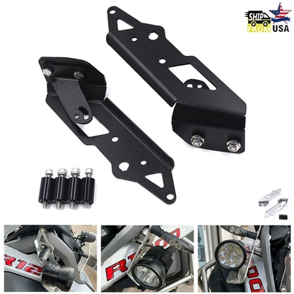 Bracket Set for Spot Lights on BMW R1200GS LC (2013-2018) & ADV (2014-2018)