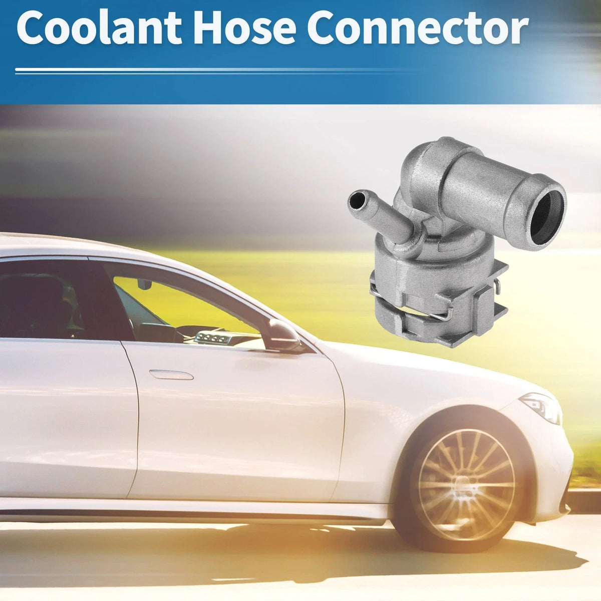 Engine Coolant Hose Connector for Audi A3 Cabriolet (2003–2013) 1K0122291R